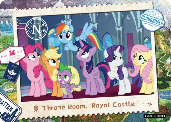 Throne Room, Royal Castle FME03-N-002L1 card from Fun Moments Edition Series 3