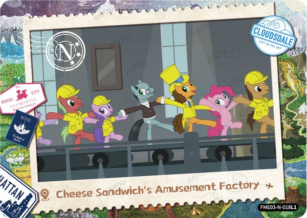 Cheese Sandwich Amusement Factory FME03-N-018L1 card from Fun Moments Edition Series 3