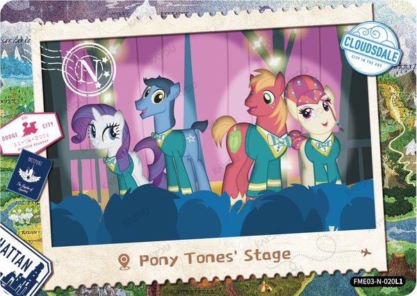 Pony Tones Stage FME03-N-020L1 card from Fun Moments Edition Series 3