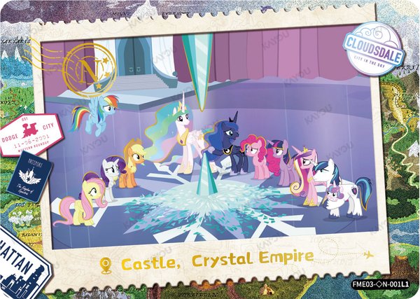 Castle, Crystal Empire FME03-◇N-001L1 card from Fun Moments Edition Series 3