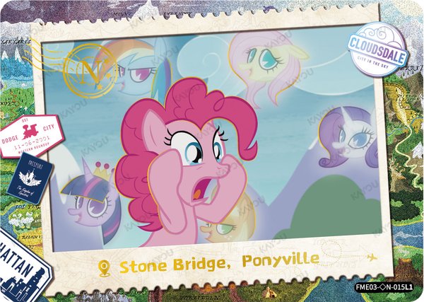 Stone Bridge, Ponyville FME03-◇N-015L1 card from Fun Moments Edition Series 3