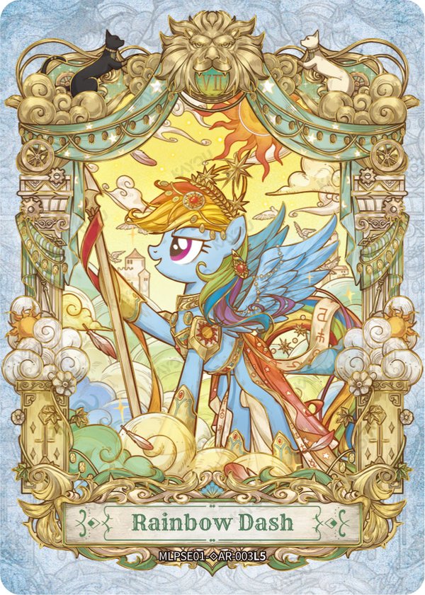 Rainbow Dash MLPSE01-◇AR-003L5 card from Star Edition Series 1