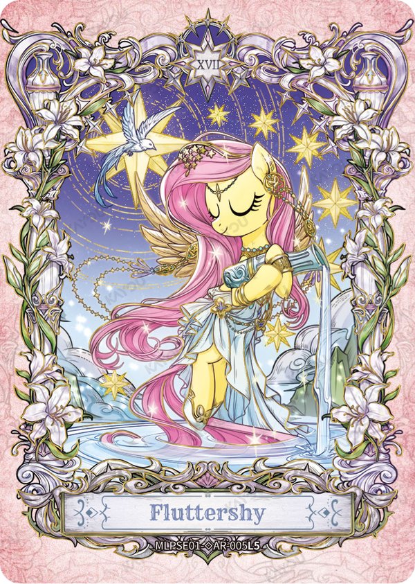 Fluttershy MLPSE01-◇AR-005L5 card from Star Edition Series 1