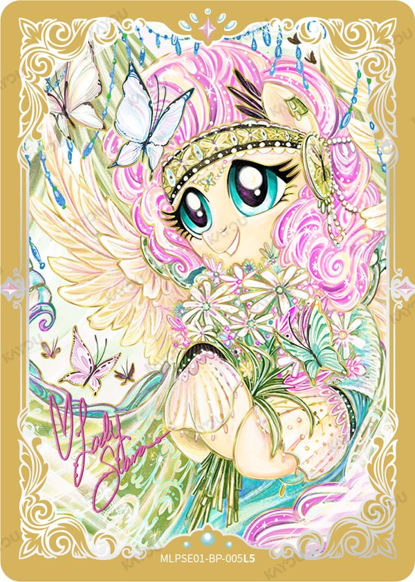Fluttershy MLPSE01-BP-005L5 card from Star Edition Series 1