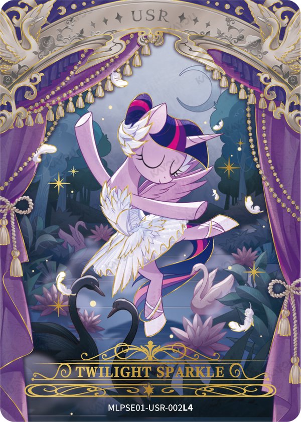Princess Twilight Sparkle MLPSE01-USR-002L4 card from Star Edition Series 1