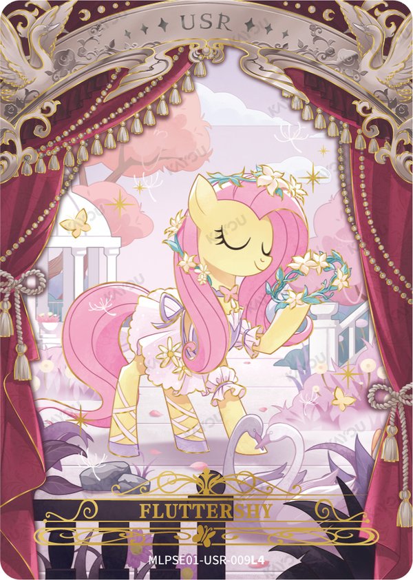 Fluttershy MLPSE01-USR-009L4 card from Star Edition Series 1
