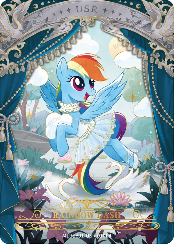Rainbow Dash MLPSE01-USR-010L4 card from Star Edition Series 1