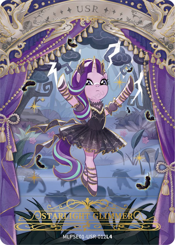 Starlight Glimmer MLPSE01-USR-012L4 card from Star Edition Series 1
