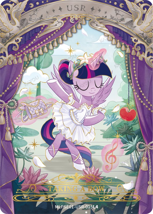 Taking a Bow MLPSE01-USR-015L4 card from Star Edition Series 1