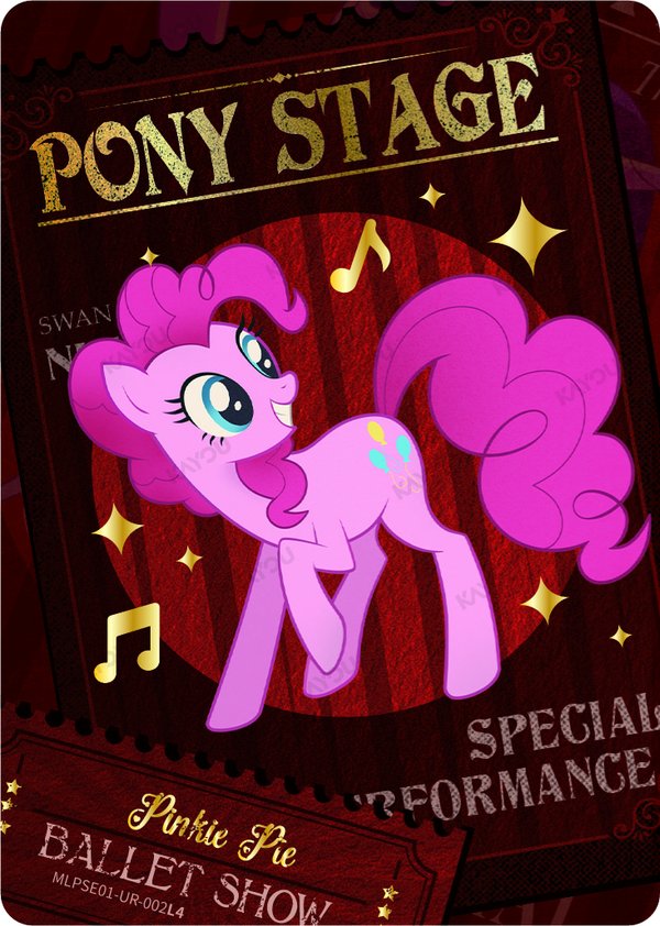 Pinkie Pie MLPSE01-UR-002L4 card from Star Edition Series 1