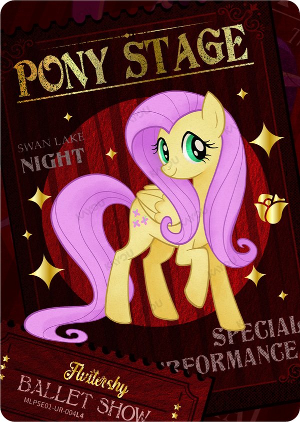 Fluttershy MLPSE01-UR-004L4 card from Star Edition Series 1