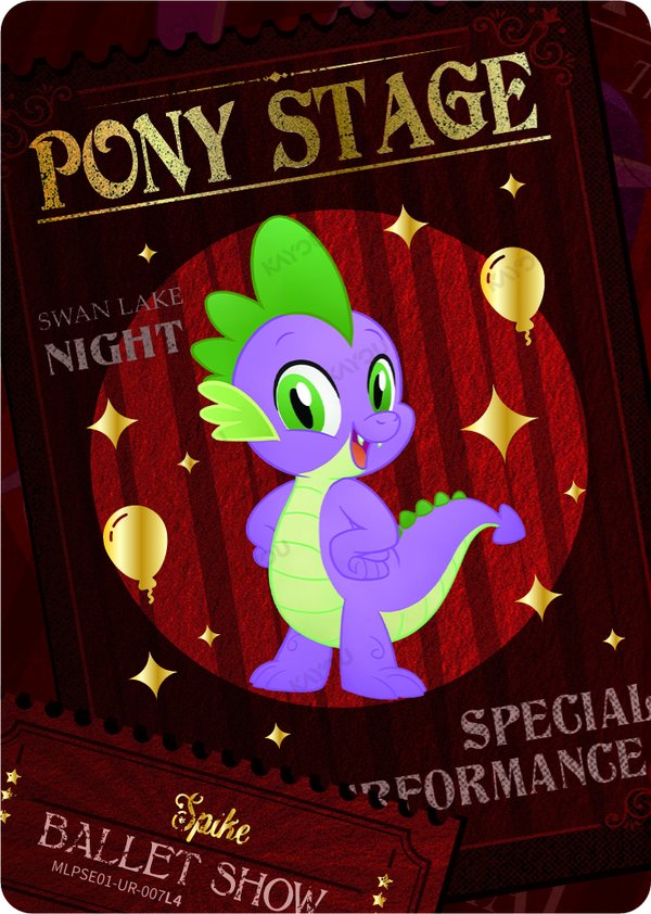 Spike MLPSE01-UR-007L4 card from Star Edition Series 1