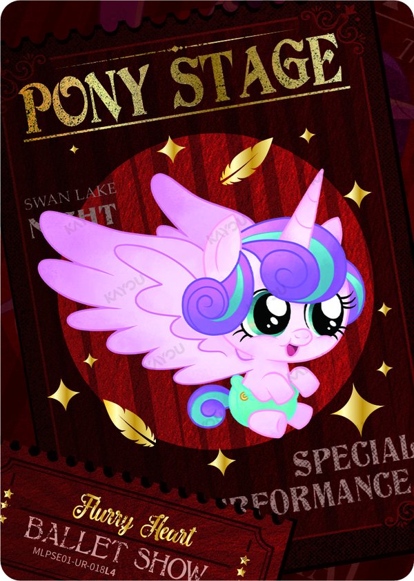 Flurry Heart MLPSE01-UR-018L4 card from Star Edition Series 1