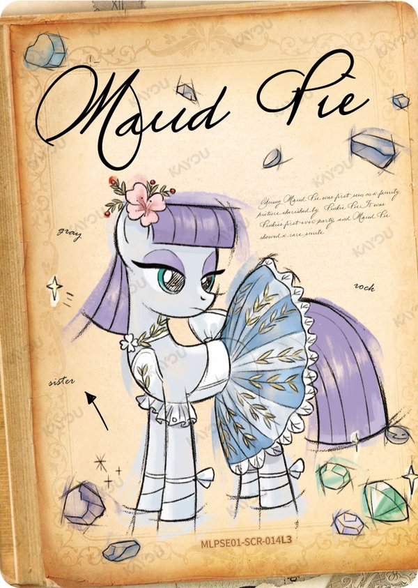 Maud Pie MLPSE01-SCR-014L3 card from Star Edition Series 1