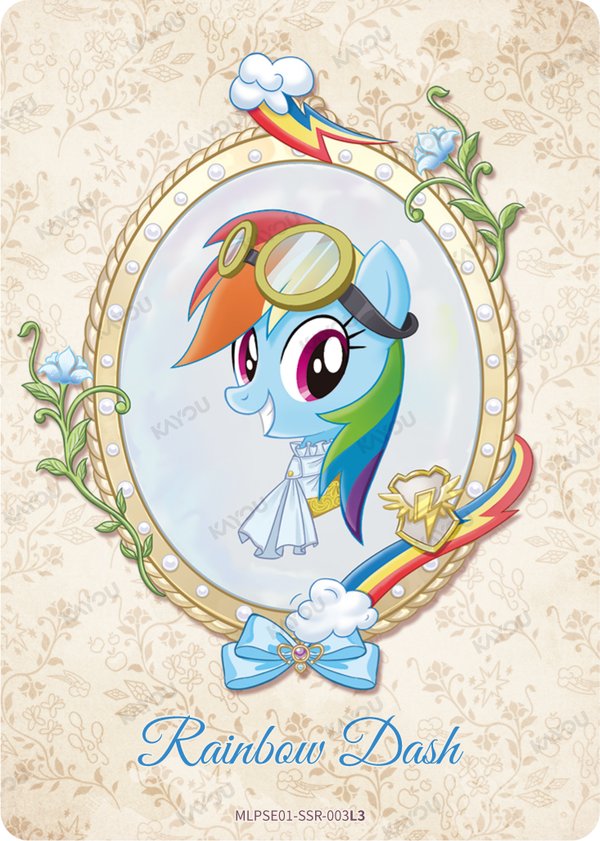 Rainbow Dash MLPSE01-SSR-003L3 card from Star Edition Series 1