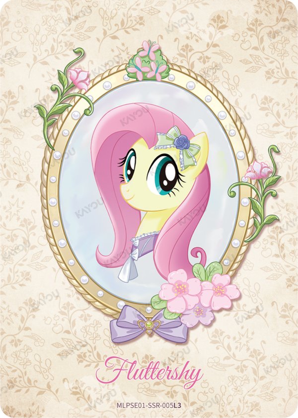 Fluttershy MLPSE01-SSR-005L3 card from Star Edition Series 1