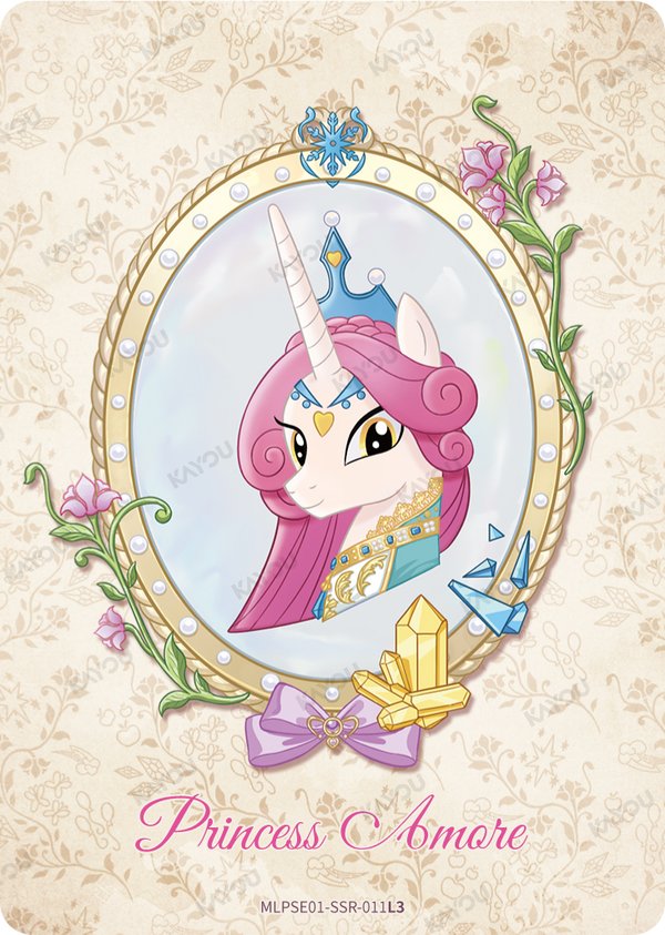 Princess Amore MLPSE01-SSR-011L3 card from Star Edition Series 1