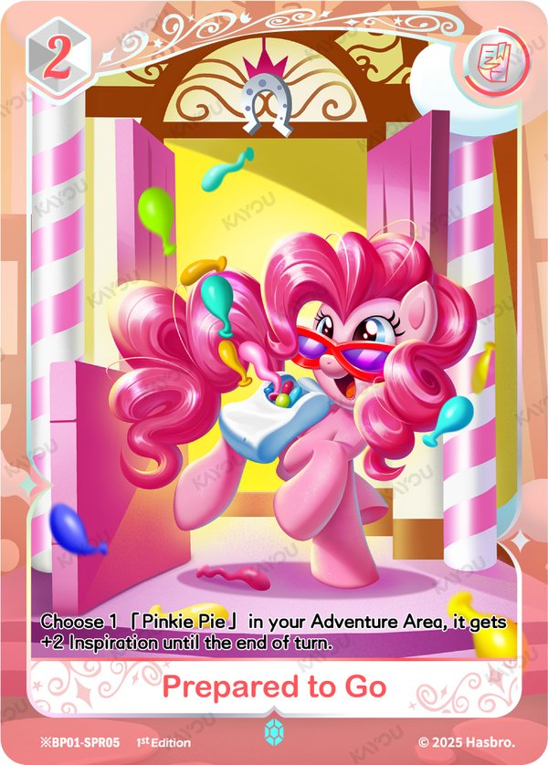 Prepared to Go ※BP01-SPR05 card from Fantasy Wonderland Booster Pack