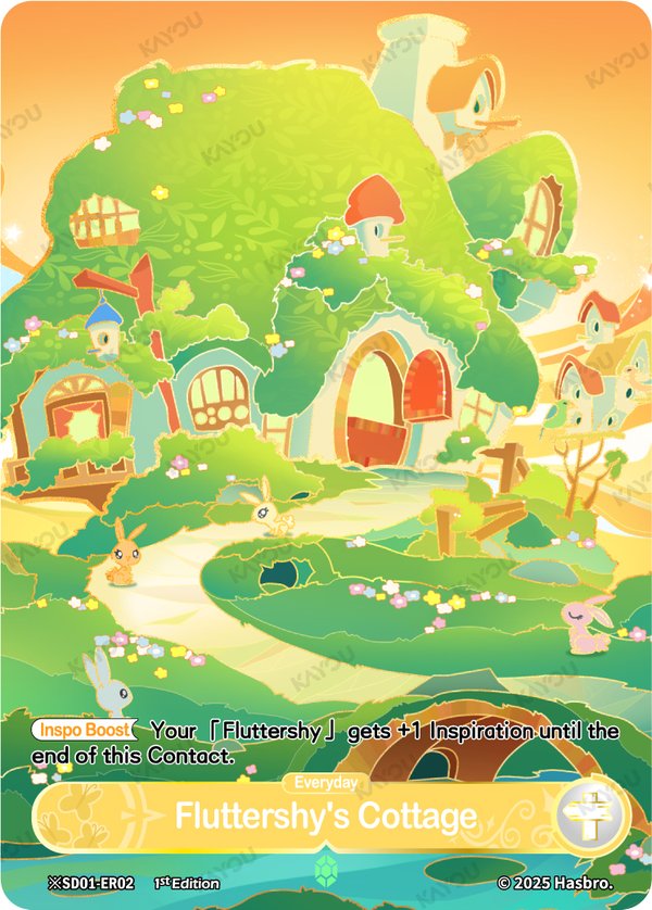 Fluttershy's Cottage ※SD01-ER02-day card from Fantasy Wonderland Booster Pack