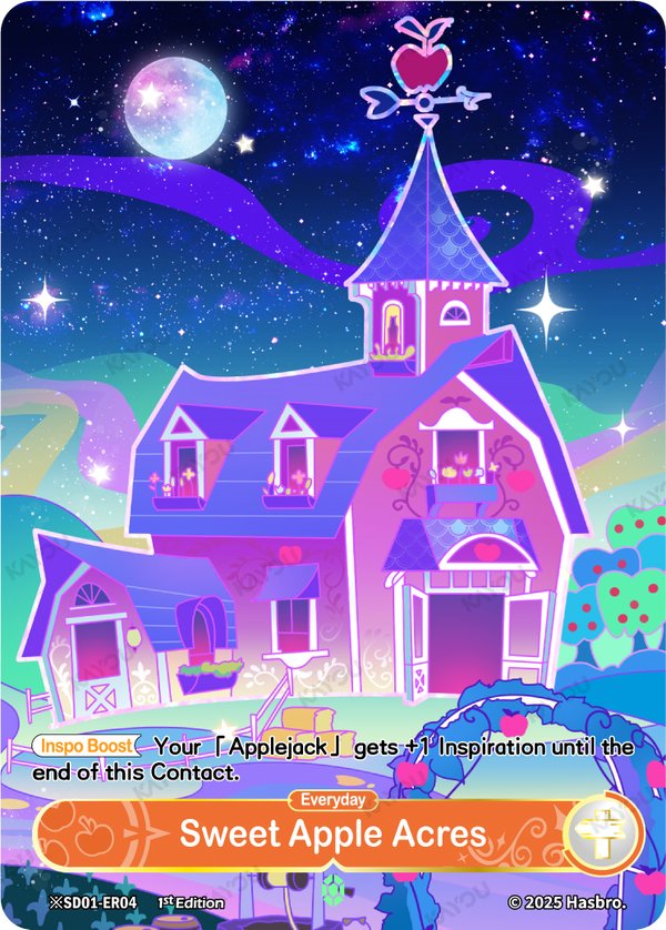 Sweet Apple Acres ※SD01-ER04-night card from Fantasy Wonderland Booster Pack