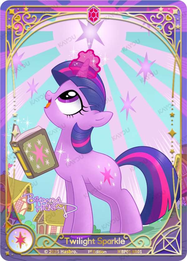 Twilight Sparkle ※BP01-RR01 card from Fantasy Wonderland Booster Pack