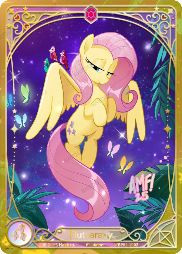 Fluttershy ※BP01-RR02 card from Fantasy Wonderland Booster Pack
