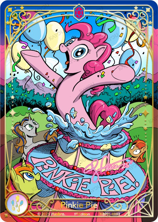 Pinkie Pie ※BP01-RR03 card from Fantasy Wonderland Booster Pack