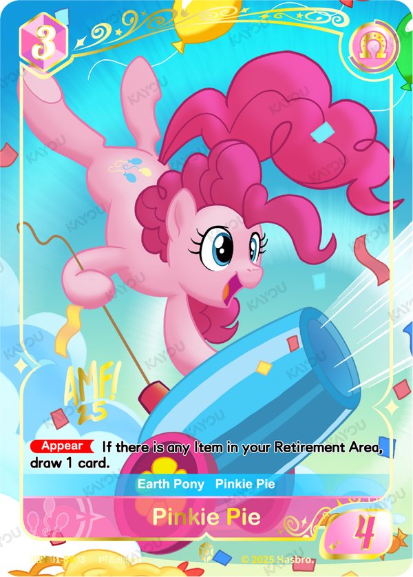 Pinkie Pie ※BP01-GR03 card from Fantasy Wonderland Booster Pack