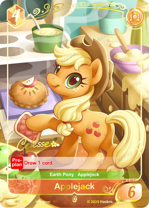 Applejack ※BP01-GR04 card from Fantasy Wonderland Booster Pack