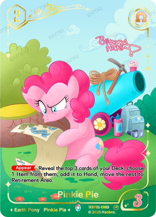 Pinkie Pie ※BP01-CR03 card from Fantasy Wonderland Booster Pack
