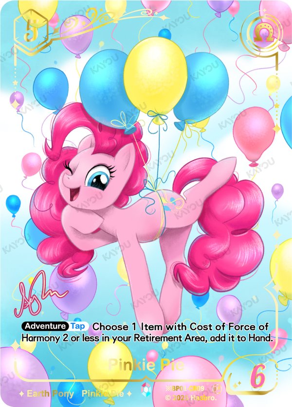 Pinkie Pie ※BP01-CR09 card from Fantasy Wonderland Booster Pack