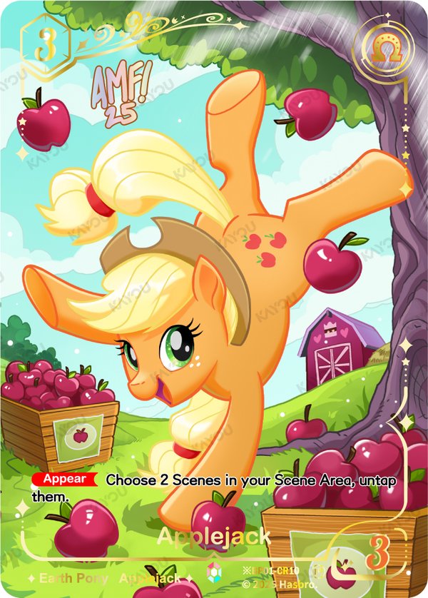 Applejack ※BP01-CR10 card from Fantasy Wonderland Booster Pack