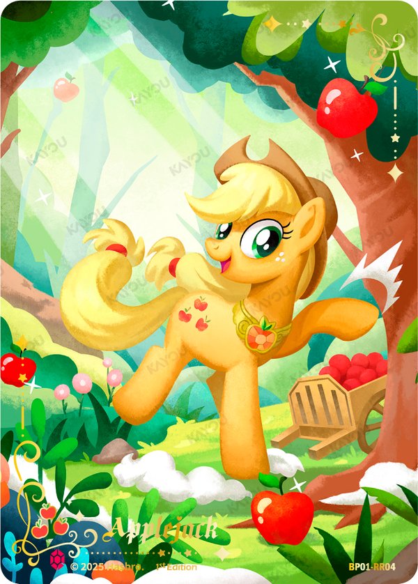 Applejack BP01-RR04 card from Fantasy Wonderland Booster Pack