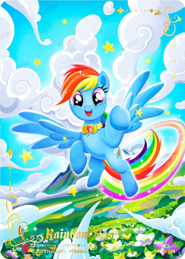 Rainbow Dash BP01-RR05 card from Fantasy Wonderland Booster Pack