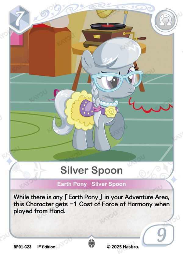 Silver Spoon BP01-C23 card from Fantasy Wonderland Booster Pack