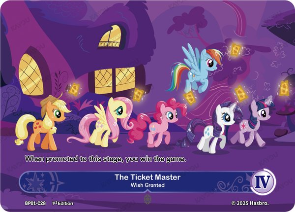 The Ticket Master -- Wish Granted BP01-C28 card from Fantasy Wonderland Booster Pack