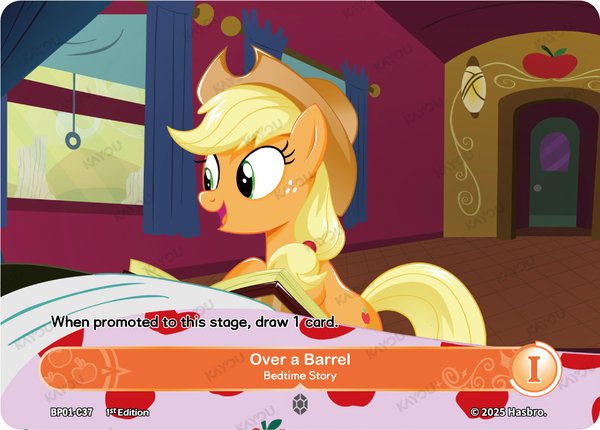 Over a Barrel——Bedtime Story BP01-C37 card from Fantasy Wonderland Booster Pack