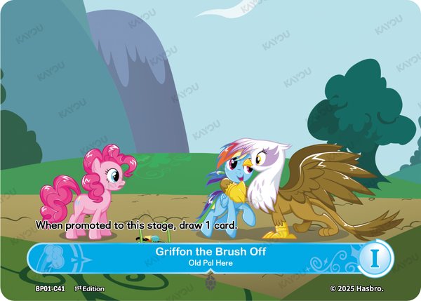 Griffon the Brush Off——Old Pal Here BP01-C41 card from Fantasy Wonderland Booster Pack