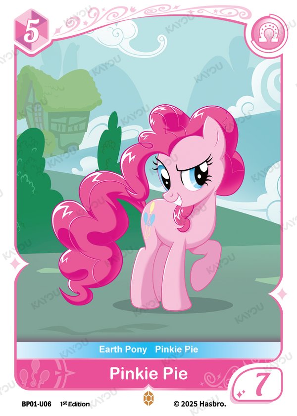 Pinkie Pie BP01-U06 card from Fantasy Wonderland Booster Pack