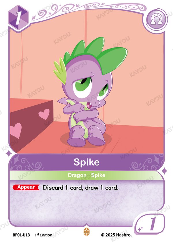 Spike BP01-U13 card from Fantasy Wonderland Booster Pack