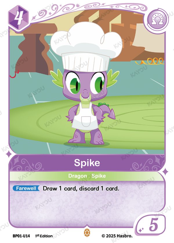Spike BP01-U14 card from Fantasy Wonderland Booster Pack
