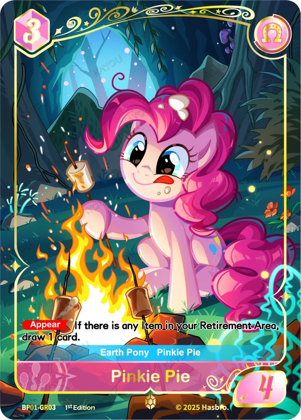 Pinkie Pie BP01-GR03 card from Fantasy Wonderland Booster Pack