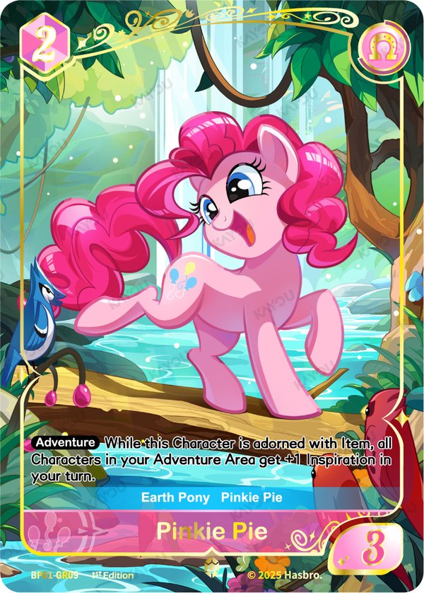 Pinkie Pie BP01-GR09 card from Fantasy Wonderland Booster Pack