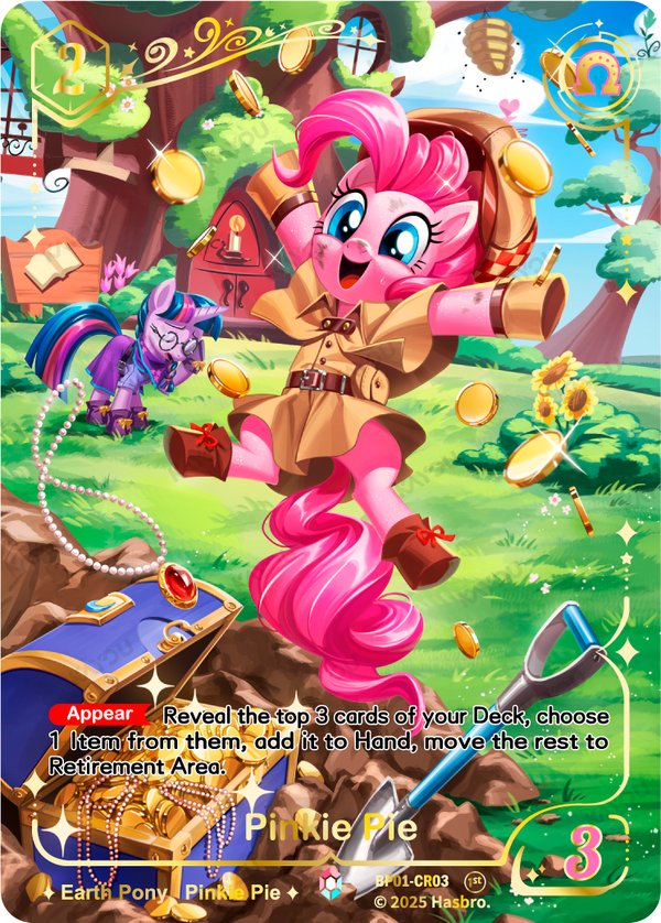 Pinkie Pie BP01-CR03 card from Fantasy Wonderland Booster Pack
