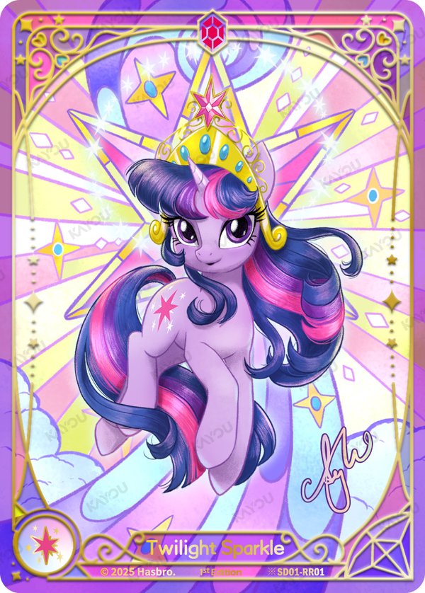 Twilight Sparkle ※SD01-RR01 card from Friendships Begin Bonus Pack