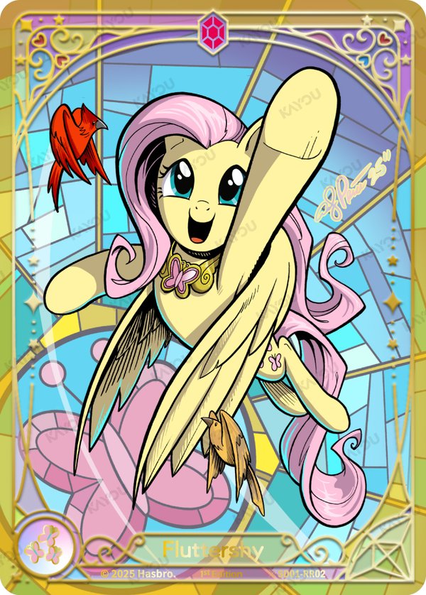 Fluttershy ※SD01-RR02 card from Friendships Begin Bonus Pack