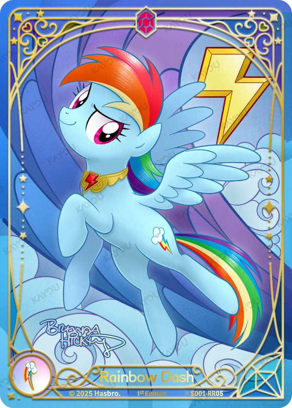 Rainbow Dash ※SD01-RR05 card from Friendships Begin Bonus Pack