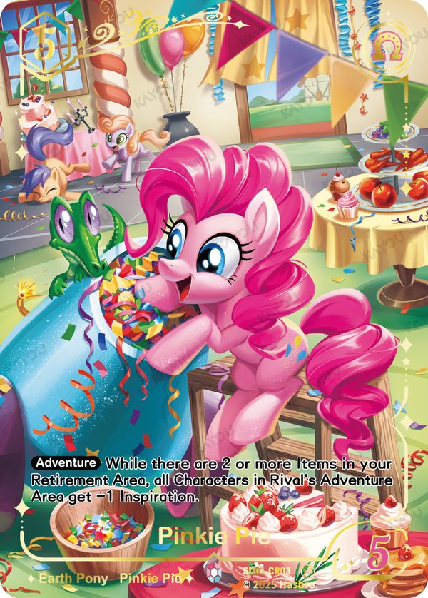 Pinkie Pie SD01-CR03 card from Friendships Begin Bonus Pack