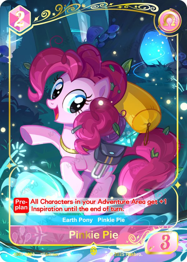 Pinkie Pie SD01-GR03 card from Friendships Begin Bonus Pack