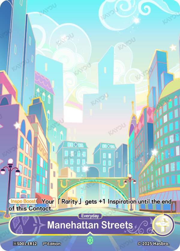 Manehattan Streets ※SD01-ER12-day card from Friendships Begin Bonus Pack